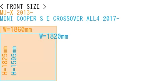 #MU-X 2013- + MINI COOPER S E CROSSOVER ALL4 2017-